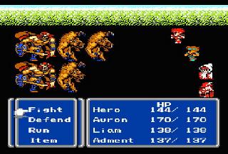 Screenshot Thumbnail 
          / Media File 2 for Final Fantasy III (Japan) [En by A.W.Jackson+Neill Corlett+SoM2Freak v1.1]